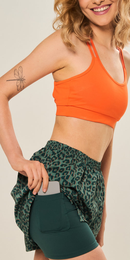 Harmonia Printed Double Shorts