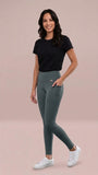 Legging com Bolso Cinza
