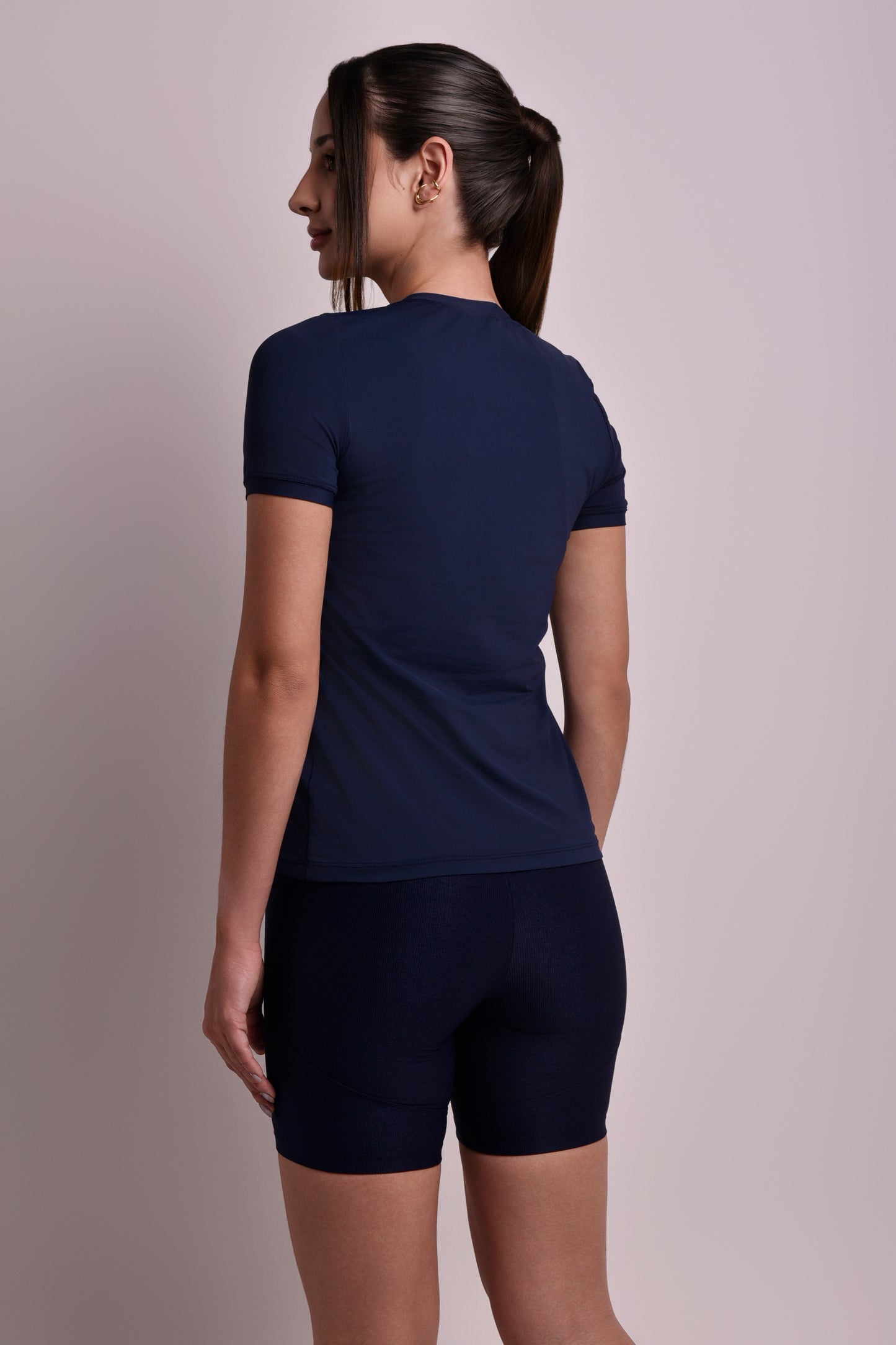 Babylook azul marinho Luminare
