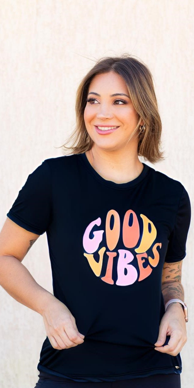 Blusa Good Vibes Preta